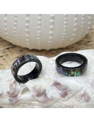 buy real irisdescent mother-of-pearl ring for woman price