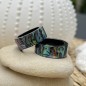 Bijou de Paréo et Foulard - Bague en Nacre d'Ormeau