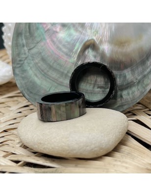 achat bague en nacre de Tahiti bijou pour paréo prix
