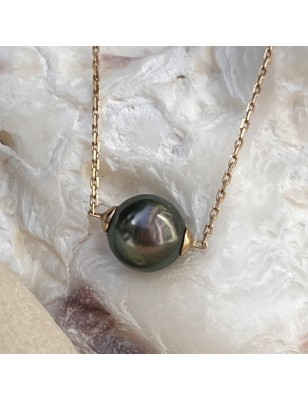 tahitian cultured pearl necklace in 18 k gold price