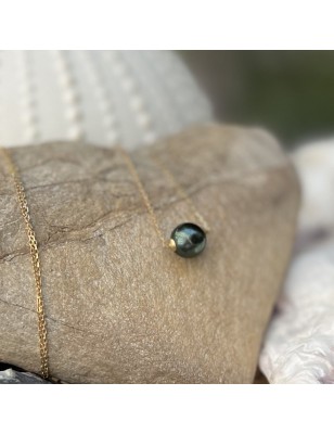 tahitian cultured pearl necklace in 18 k gold price