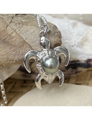 Colgante con perla de Tahití