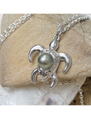 Colgante con perla de Tahití