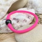 Bracelet Sport Rose Perle Noire de Tahiti - 10/11mm