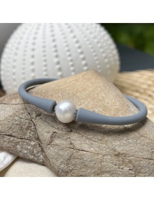 trouve bracelet homme perle d'eau douce blanc prix