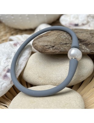 trouve bracelet homme perle d'eau douce blanc prix