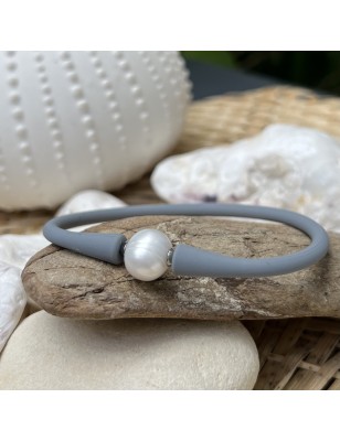 trouve bracelet homme perle d'eau douce blanc prix