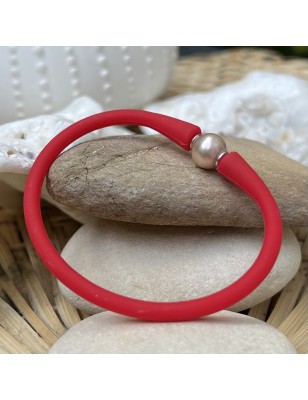 acheter perle d'eau douce bracelet rouge pour homme prix