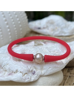 acheter perle d'eau douce bracelet rouge pour homme prix