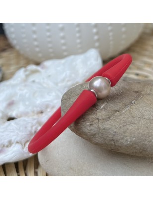 acheter perle d'eau douce bracelet rouge pour homme prix