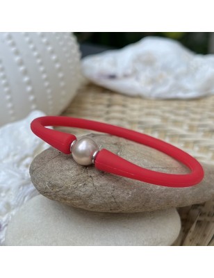 acheter perle d'eau douce bracelet rouge pour homme prix