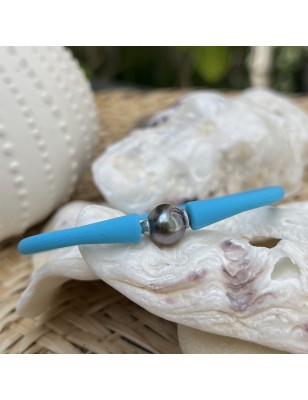 trouve un bracelet homme avec une perle de culture de Tahiti prix