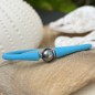 Eggplant Blue Tahitian Cultured Pearl Blue Bracelet