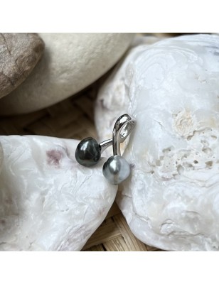 prix toi et moi en pendentif keshi en argent