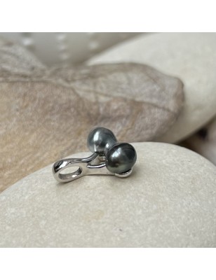 prix toi et moi en pendentif keshi en argent