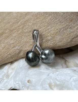 prix toi et moi en pendentif keshi en argent