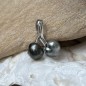Cherry - Pendentif Argent Rhodié Keshis
