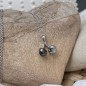 Cherry - Pendentif Argent Rhodié Keshis