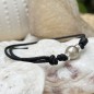 Champagne Tahitian Pearl Men's Bracelet - 10,47mm