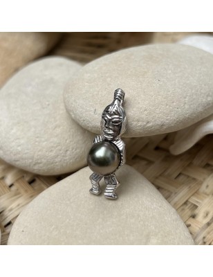 prix pendentif tiki perle de culture de Tahiti - Poemotu