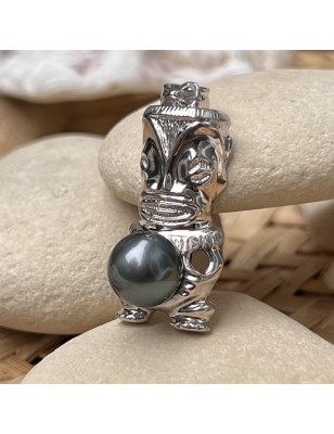price cultured pearl from Tahiti tiki pendant for man meaning - what is the best man gift for valentine's day ?