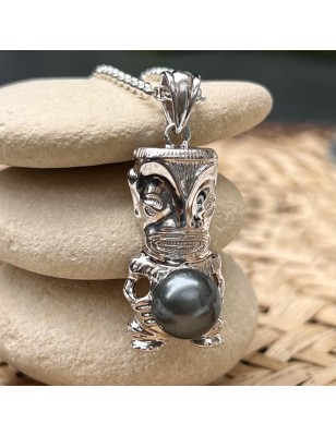 prix pendentif homme tiki perle de culture de Tahiti signification - quel bijou offrir pour la saint valentin ?