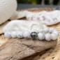 タヒチ養殖真珠をサークル状にあしらったメンズブレスレット