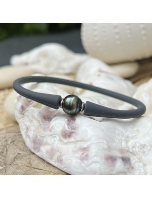 Teahupoo - Sportarmband mit Ring aus tahitischen Perlen