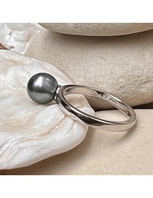woman ring tahitian cultured pearls price - perla Tahiti