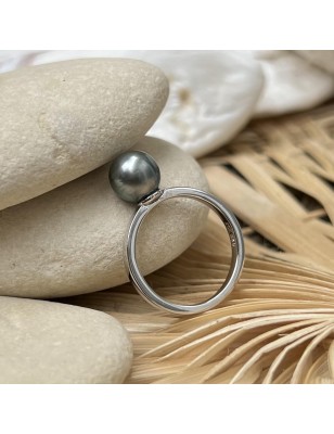 woman ring tahitian cultured pearls price - perla Tahiti