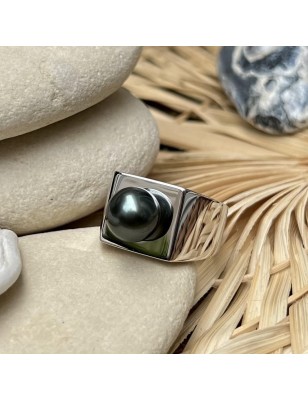 bague argent perle noire de Tahiti prix - quel bijou offrir pour la saint valentin ?