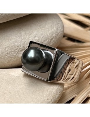 bague argent perle noire de Tahiti prix - quel bijou offrir pour la saint valentin ?