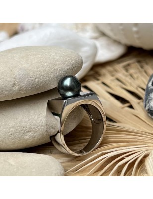 bague argent perle noire de Tahiti prix - quel bijou offrir pour la saint valentin ?