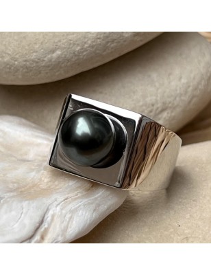 bague argent perle noire de Tahiti prix - quel bijou offrir pour la saint valentin ?