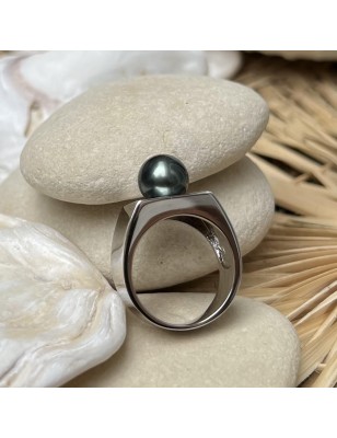 tahitian black pearl ring price - perla Tahiti - what is the best man gift for valentine's day ?