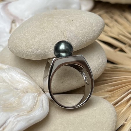 bague argent perle noire de Tahiti prix - quel bijou offrir pour la saint valentin ?