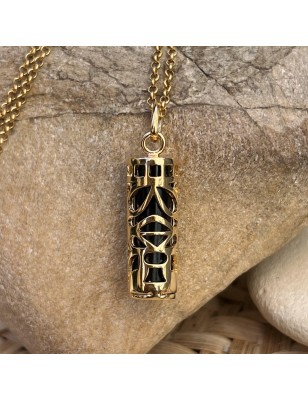 Tiki-Halskette – Mana Gleichgewicht – Schwarzer Onyx