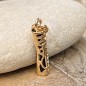 Harmony Tiki Pendant - Gold Plated - Black Onyx