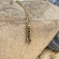 Harmony Tiki Pendant - Gold Plated - Black Onyx