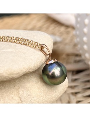 perle de culture de Tahiti en pendentif or femme perle naturelle prix bijoux tahitiens