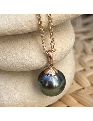 perle de culture de Tahiti en pendentif or femme perle naturelle prix perles tahitiennes