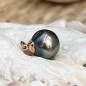 Mahi - Tahitian Pearl 10.91mm 18K Pink Gold Pendant