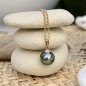 Mahi - Tahitian Pearl 10.91mm 18K Pink Gold Pendant