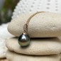 Mahi - Tahitian Pearl 10.91mm 18K Pink Gold Pendant