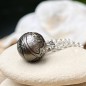 Scorpio - Tahitian Pearl Rhodium Silver Pendant