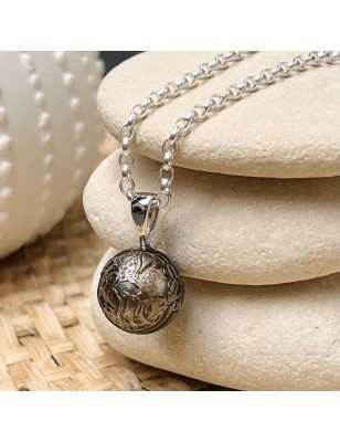 perle de culture de Tahiti pendentif signe du scorpion prix - pendentif homme perle Tahiti gravée