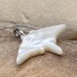 Manta Iti - White Mother-of pearl Pendant