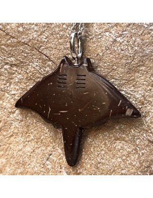 raie manta pendentif homme naturel prix eco-responsable