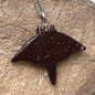 Manta Coco - Ray Pendant - Rhodium Silver