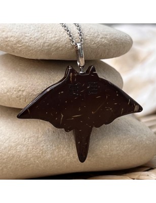raie manta pendentif homme naturel prix eco-responsable